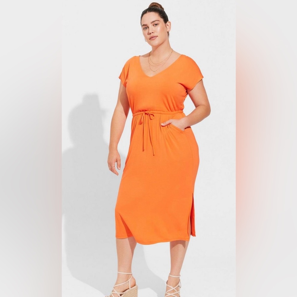 Torrid Mini Super Soft Dolman Sleeve Dress Size 1